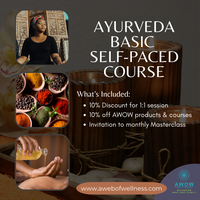 AWOW's Ayurveda Basic Self-Paced Course